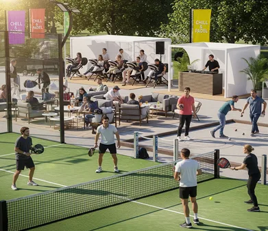 Chill & Padel — événement d'entreprise à Nîmes