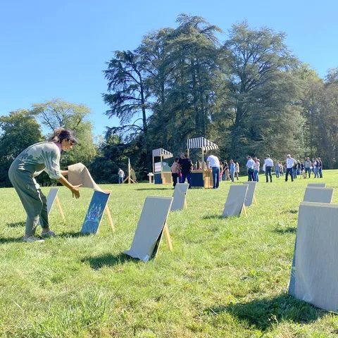 Animation événementielle en plein air dans un parc de château — Rennes