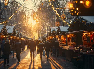 Marché de Noël — événement d'entreprise à Strasbourg-Mulhouse