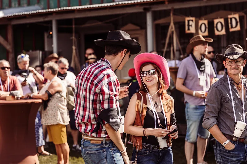 Animation food festival theme western entreprise