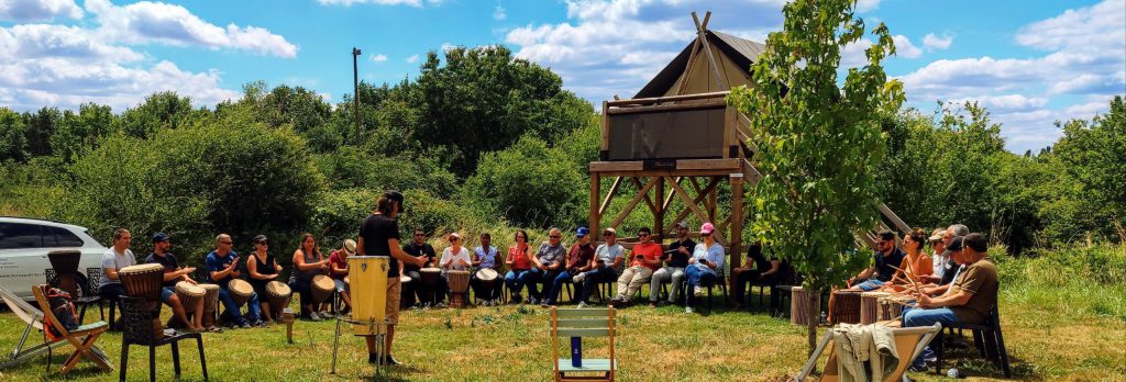 11. Lodges de Blois-Chambord / Forêt de Chambord, événement d'entreprise en Loir-et-Cher
