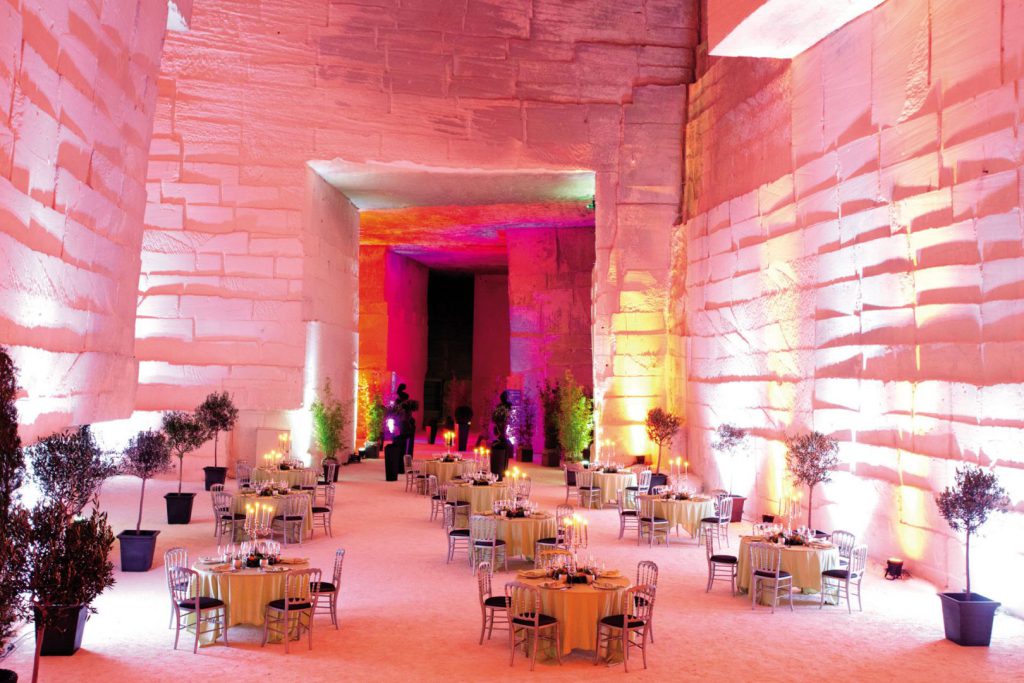 Carrières de Lumières, séminaire d'entreprise, Bouches-du-Rhône