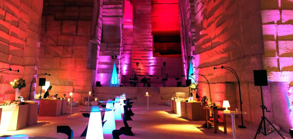 Carrières de Lumières, événement d'entreprise en Bouches-du-Rhône