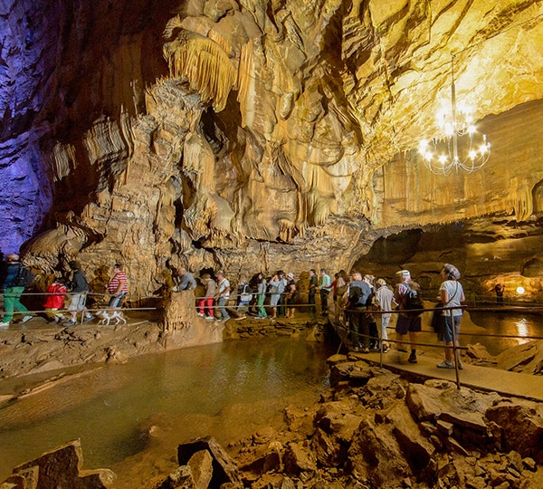 Grottes de Baume-les-Messieurs, séminaire d'entreprise, Jura