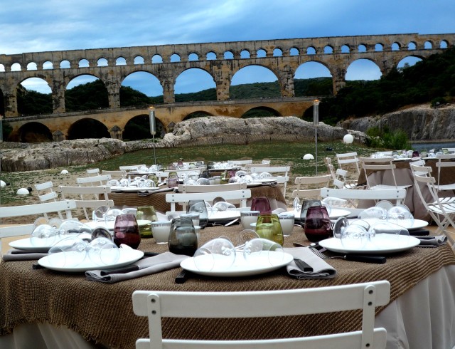 Site du Pont du Gard, lieu d'événement d'entreprise en Gard